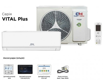 Кондиционер Cooper & Hunter VITAL PLUS CH-S18FTXF6 Wi-Fi Кондиционер Cooper & Hunter VITAL PLUS CH-S18FTXF6 Wi-Fi