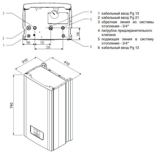 Электрокотел PROTHERM «СКАТ» 12K Электрокотел PROTHERM «СКАТ» 12K
