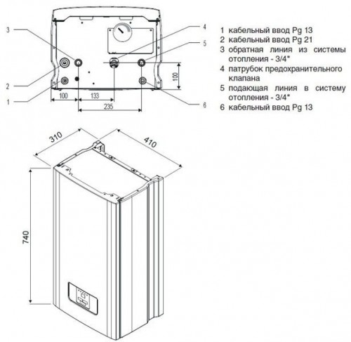 Электрокотел PROTHERM «СКАТ» 6K Электрокотел PROTHERM «СКАТ» 6K